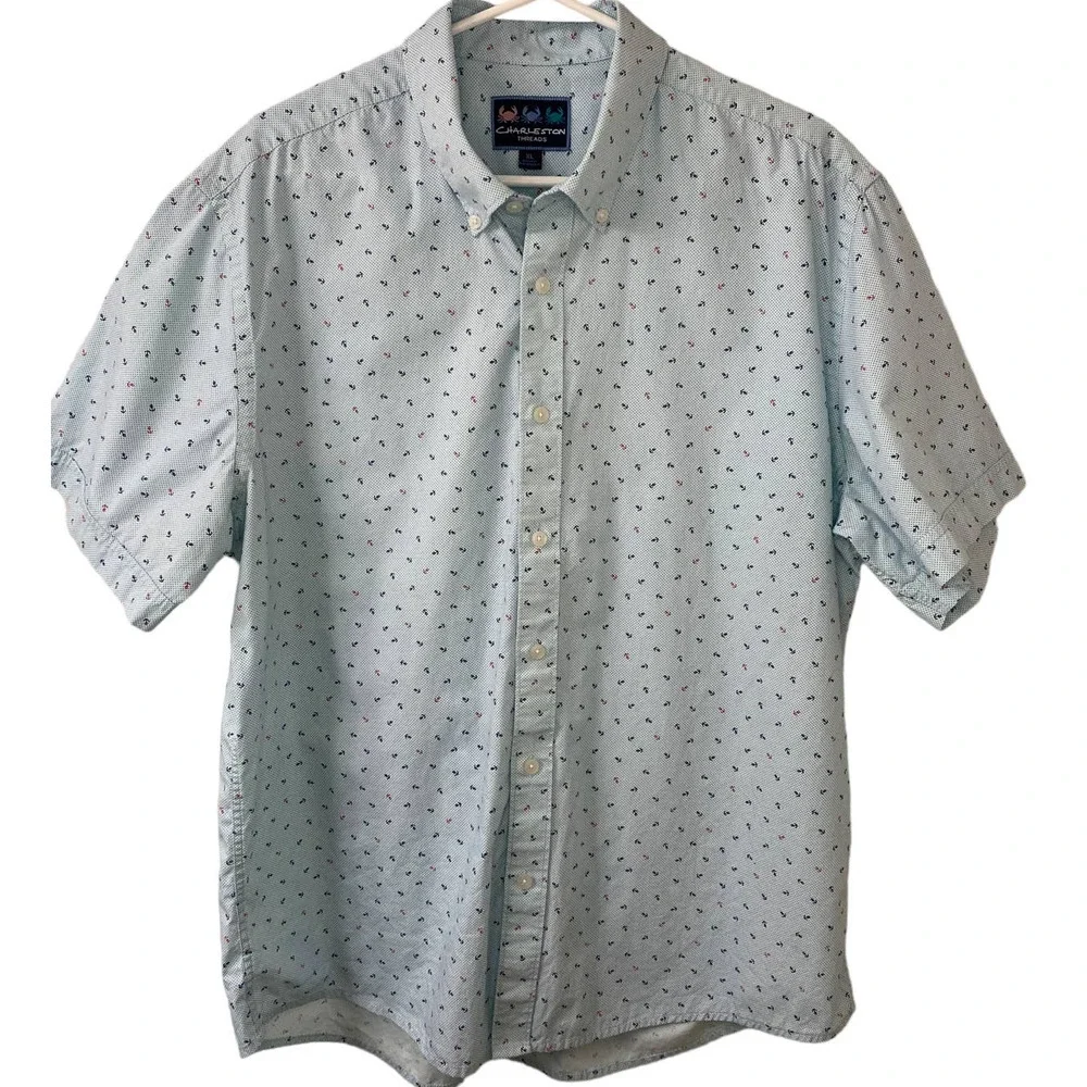 Charleston Threads Anchor Button Down - Picture 2 of 6